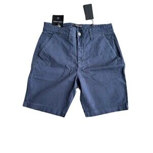 NWT Men’s Monfrère Cruise Chino Shorts Blue Size 32 Stretch Cotton Lyocell Blend
